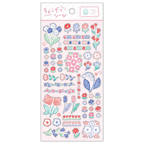 Mind Wave / Choko-deco Stickers - Flowers