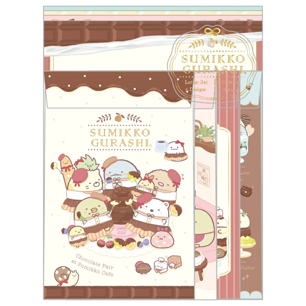 Sumikko Gurashi / Letter Set - Chocolate Fair at Sumikko Cafe
