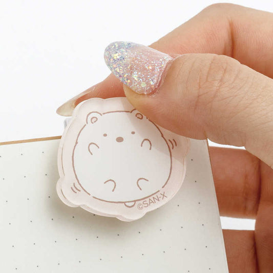 Sumikkogurashi / Rotating Paper Clip - Shirokuma & Tokage