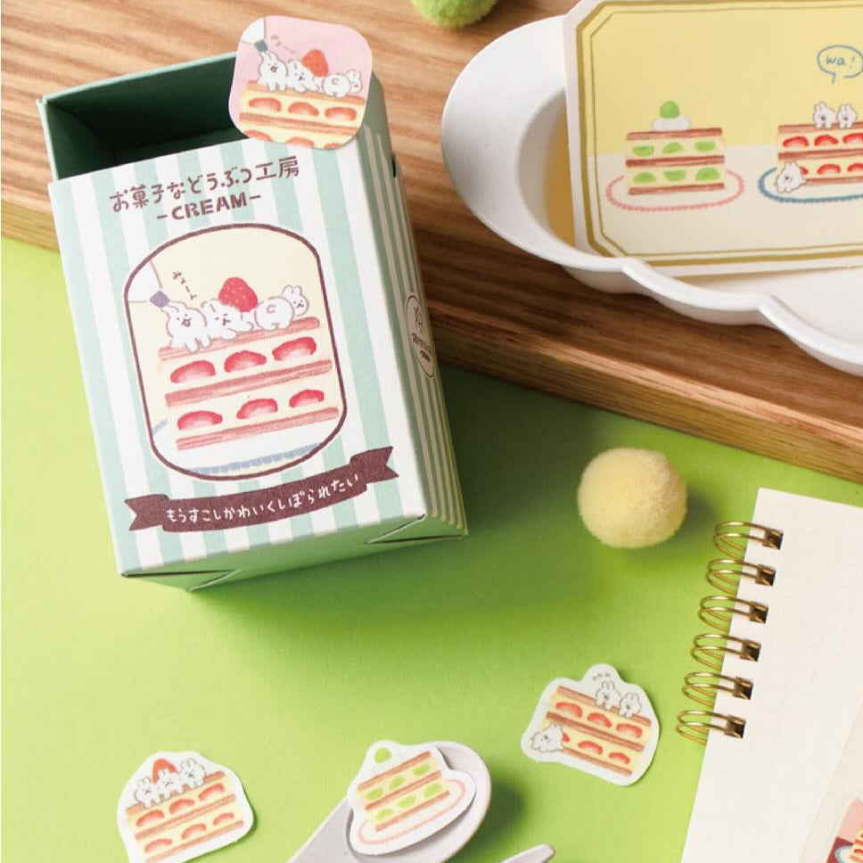 Furukawa Paper / Flake Stickers in Paper Box - Bunny