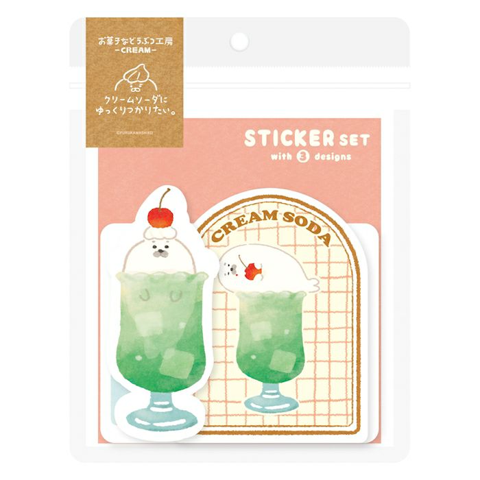 Furukawa Paper / Vinyl Sticker - Seal (Set of 3 Stickers)