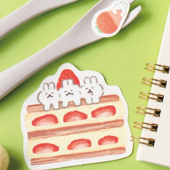 Furukawa Paper / Vinyl Sticker - Bunny (Set of 3 Stickers)