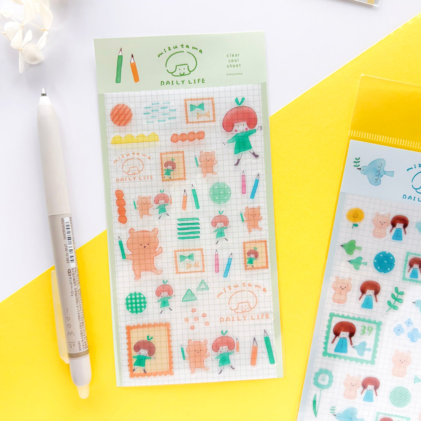 mizutama Limited Edition Stickers - Happy Stationery