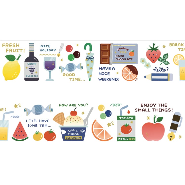eric Washi Tape - My Town / Fruits