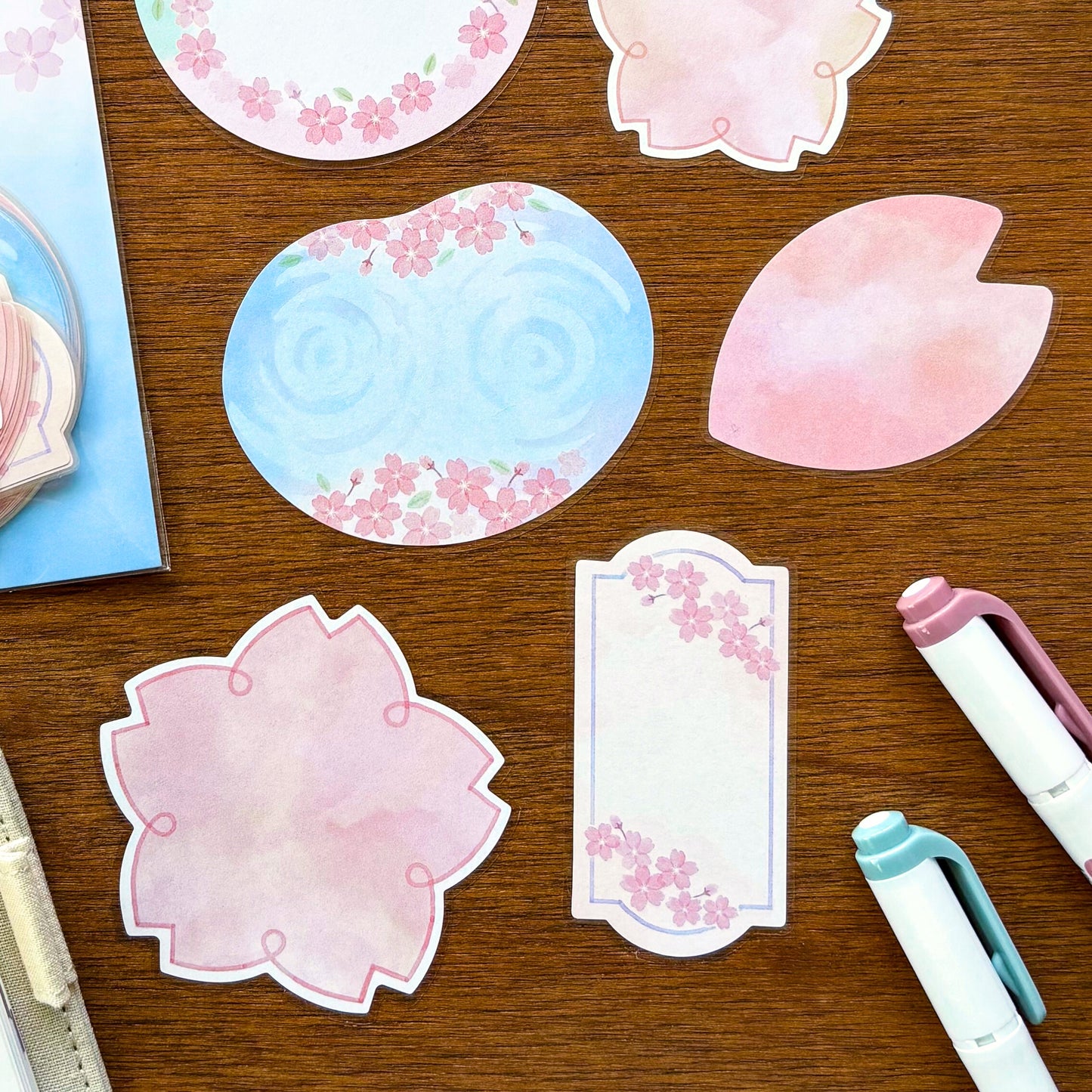 Natsunoka / Flake Sticky Note - Cherry Blossom