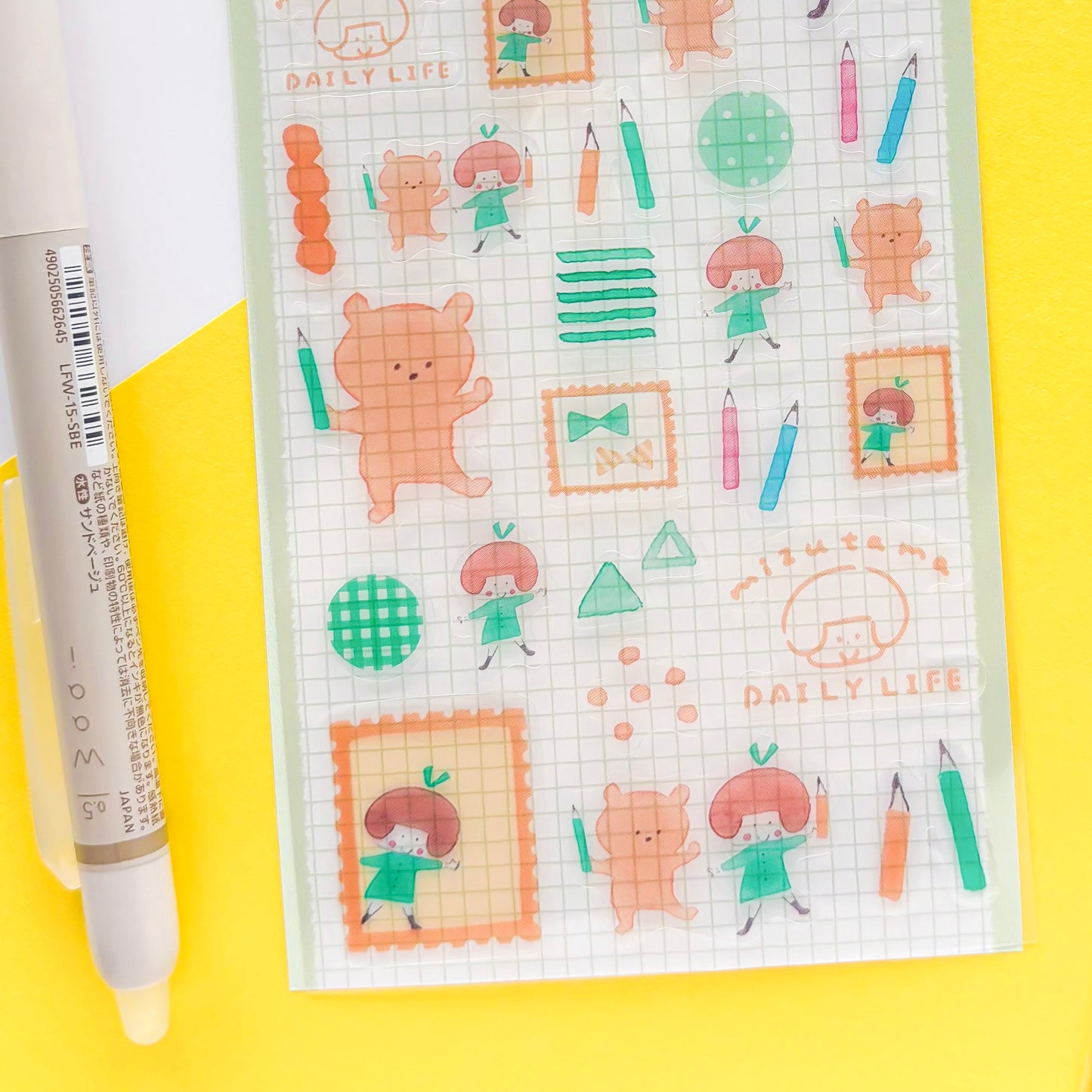 mizutama Limited Edition Stickers - Happy Stationery