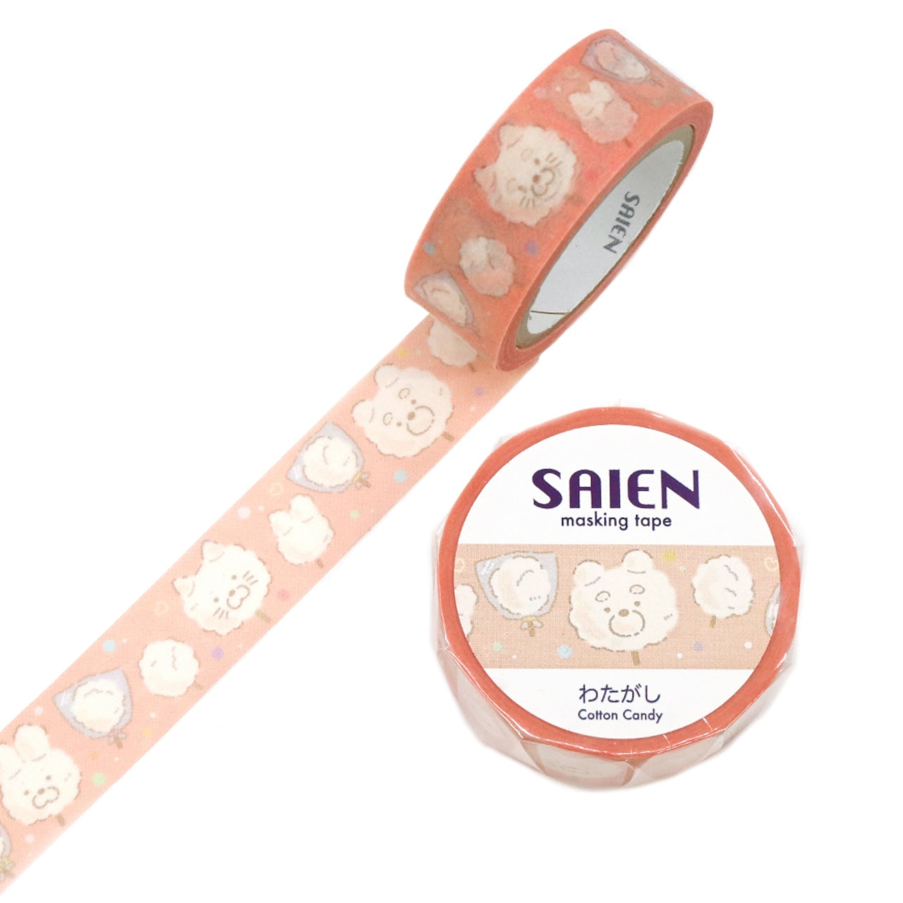 SAIEN / Washi Tape - Cotton Candy