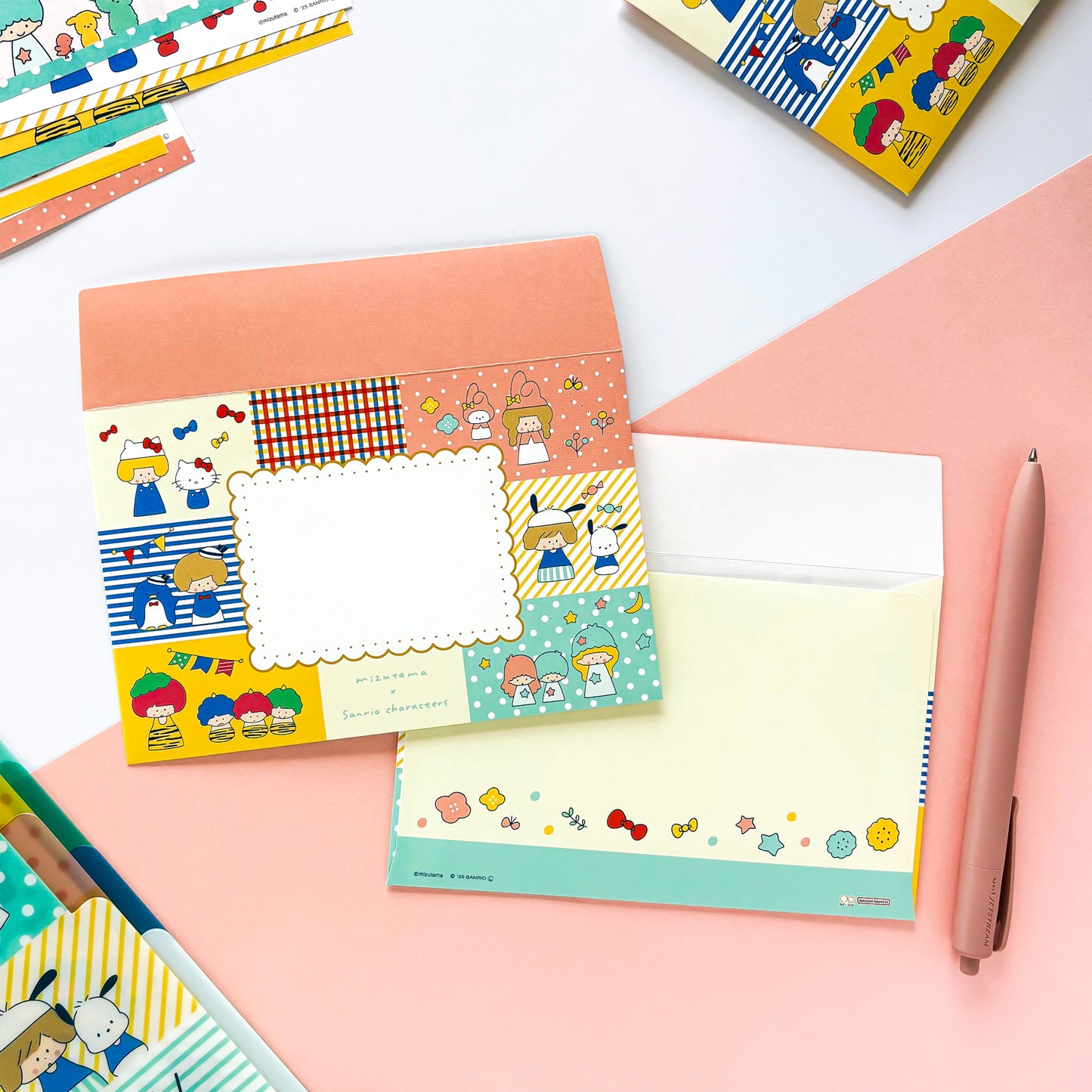 Limited Edition Mini Letter Set - mizutama x Sanrio All Stars