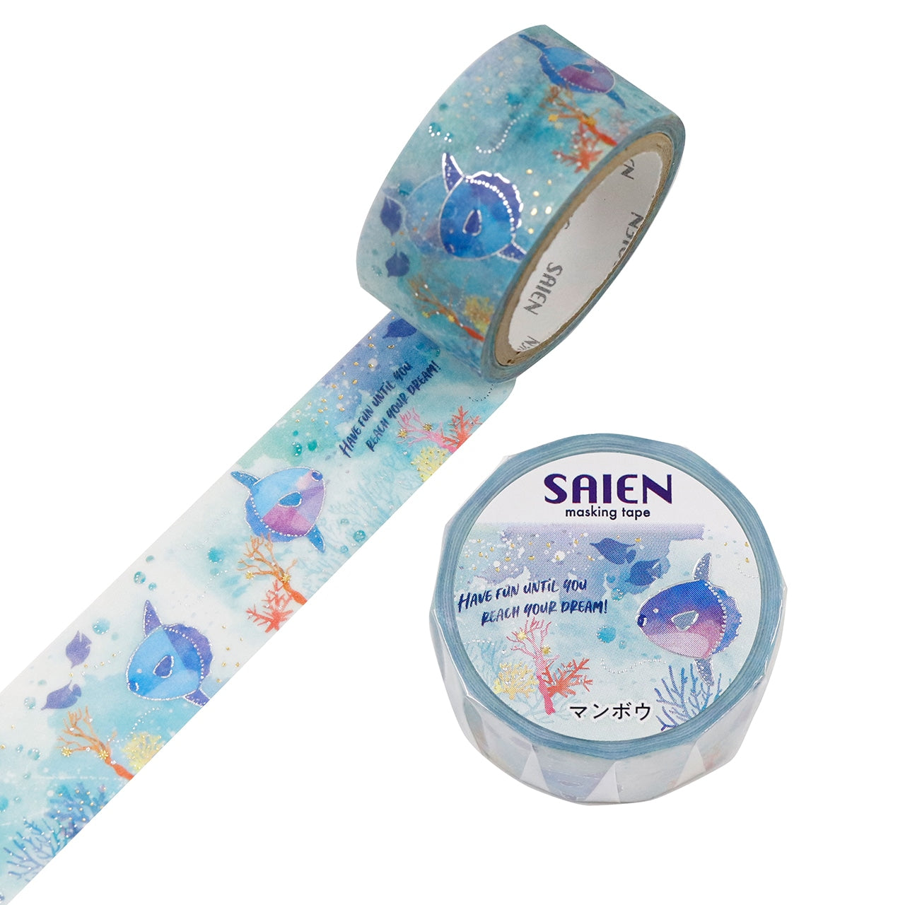 SAIEN / Shiny Washi Tape - Sunfish