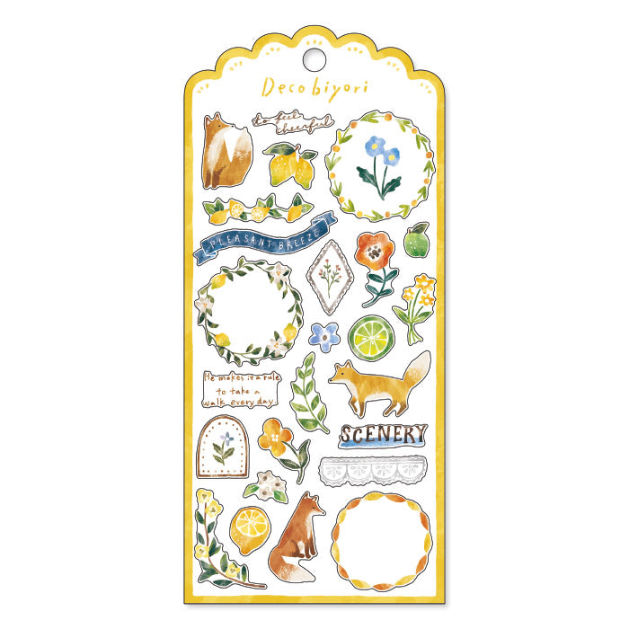 Happy Deco Stickers - Fox