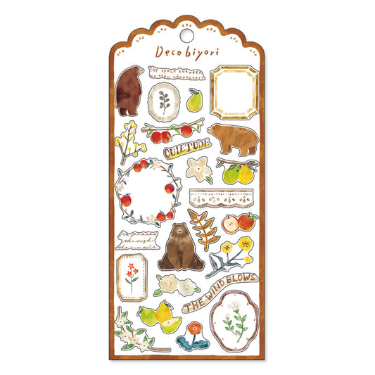 Happy Deco Stickers - Bear