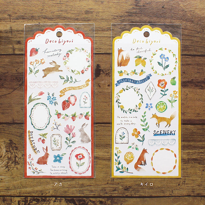 Happy Deco Stickers - Fox
