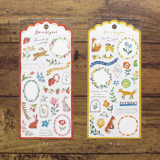 Happy Deco Stickers - Fox