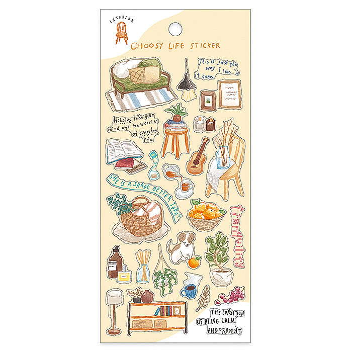 Choosy Life Stickers - Cozy Home