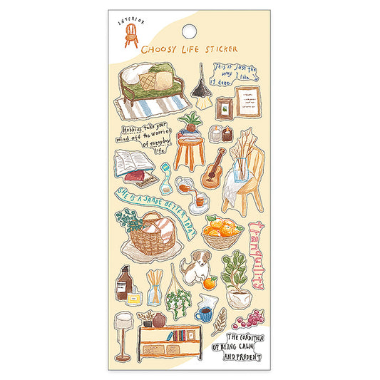 Choosy Life Stickers - Cozy Home