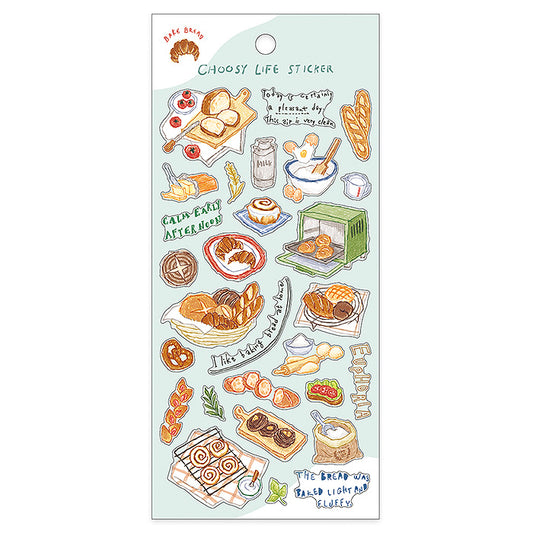 Choosy Life Stickers - Bread