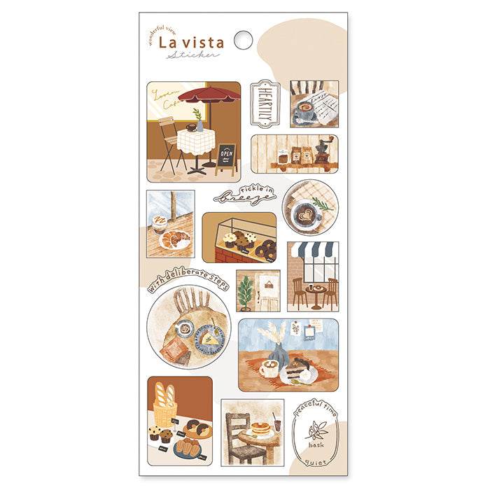 La Vista Stickers - Cafe
