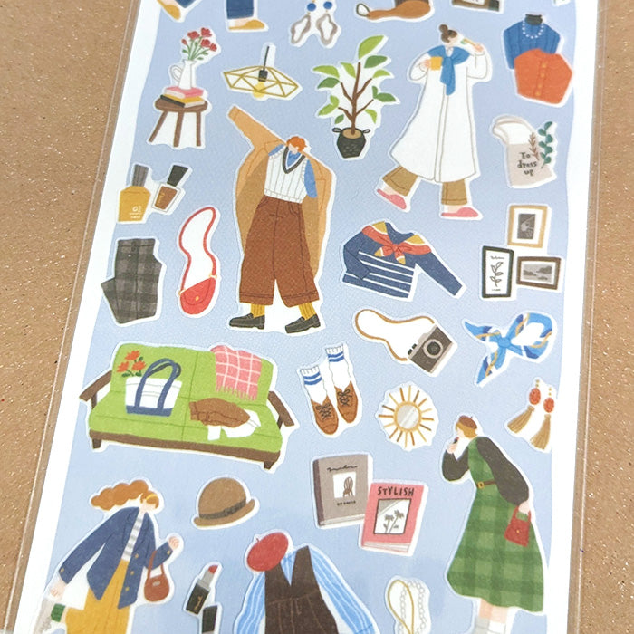 Doing Stickers - Getting Dressed