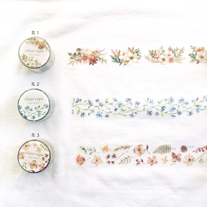 Mind Wave / Lylic Clear Tape - Flower Petit