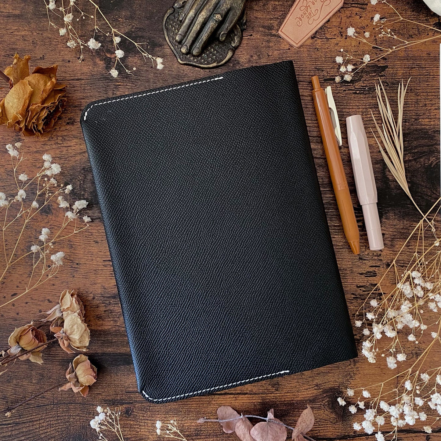 Limited Edition / The Superior Labor / Calf Leather Notebook Cover (A5) - Black