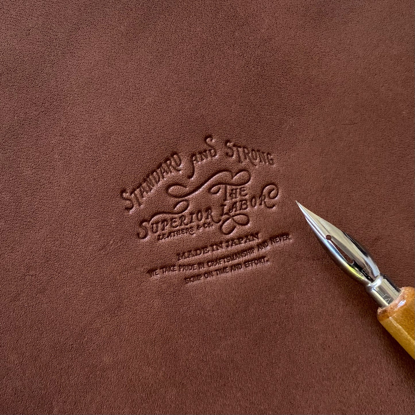The Superior Labor / Leather Notebook Cover - Brown (A5)