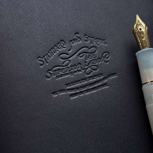 The Superior Labor / Leather Notebook Cover - Black (A6)