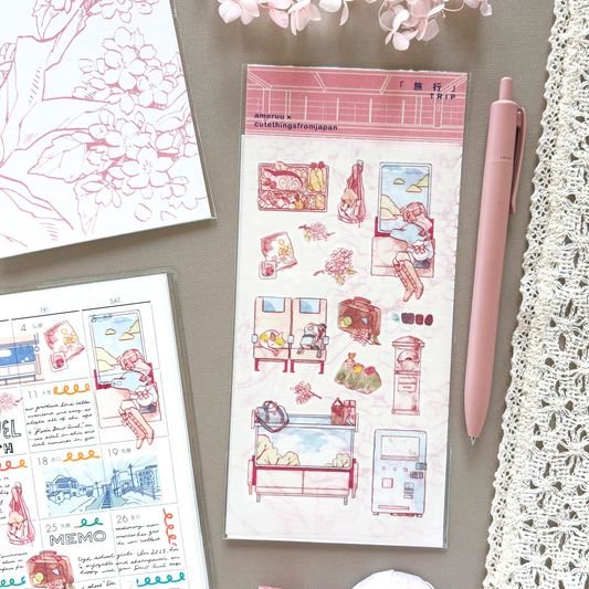 Ame x CTFJ / Stickers - Train Journey in Japan