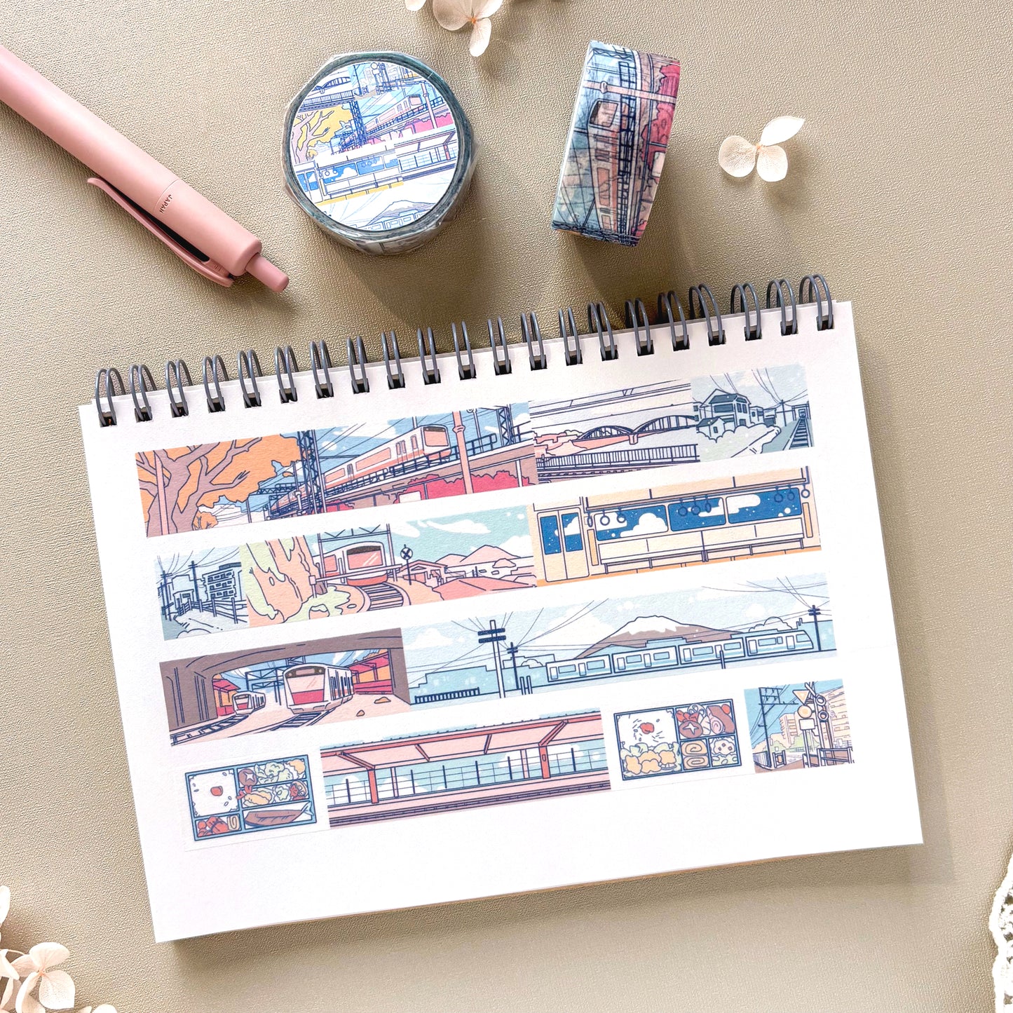 Ame x CTFJ / Washi Tape - Train Journey in Japan