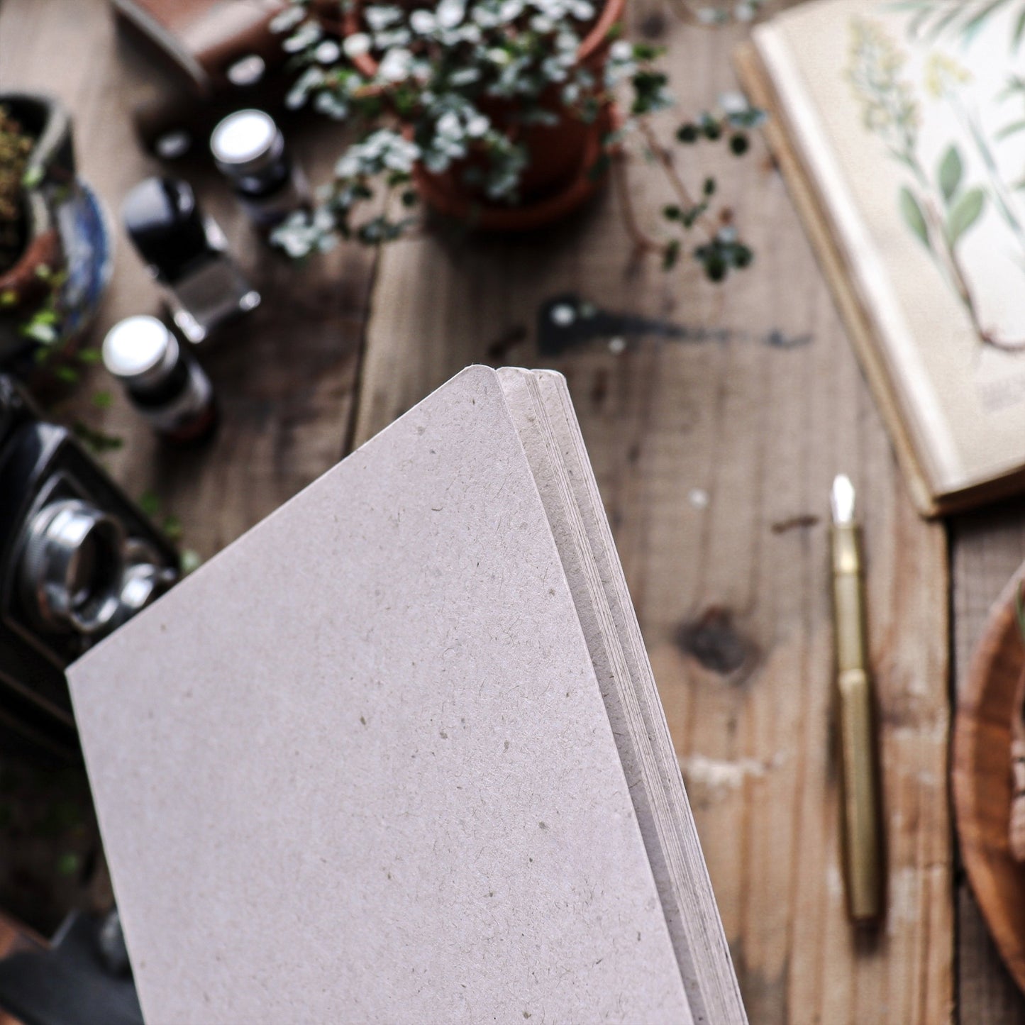Sutenai 100% Recycled Washi Paper Notebook - Plain A5