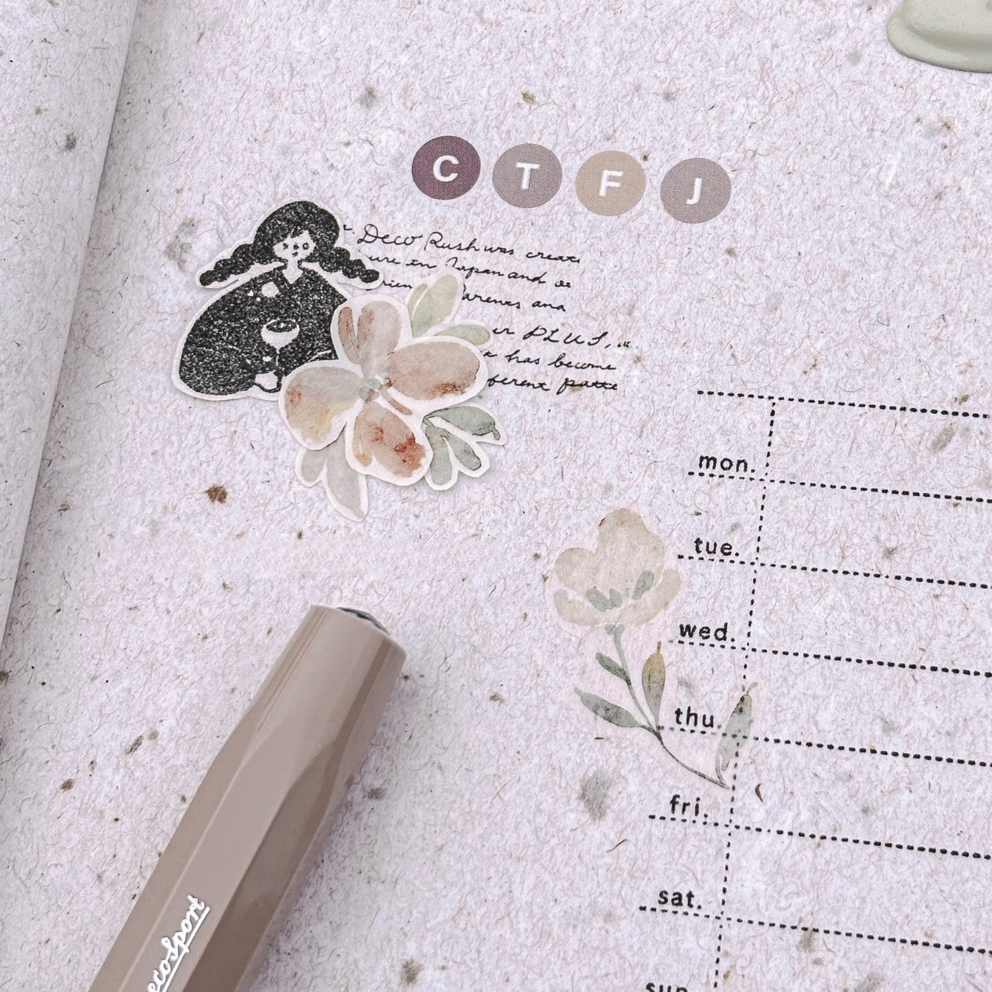 Sutenai 100% Recycled Washi Paper Notebook - Plain A5
