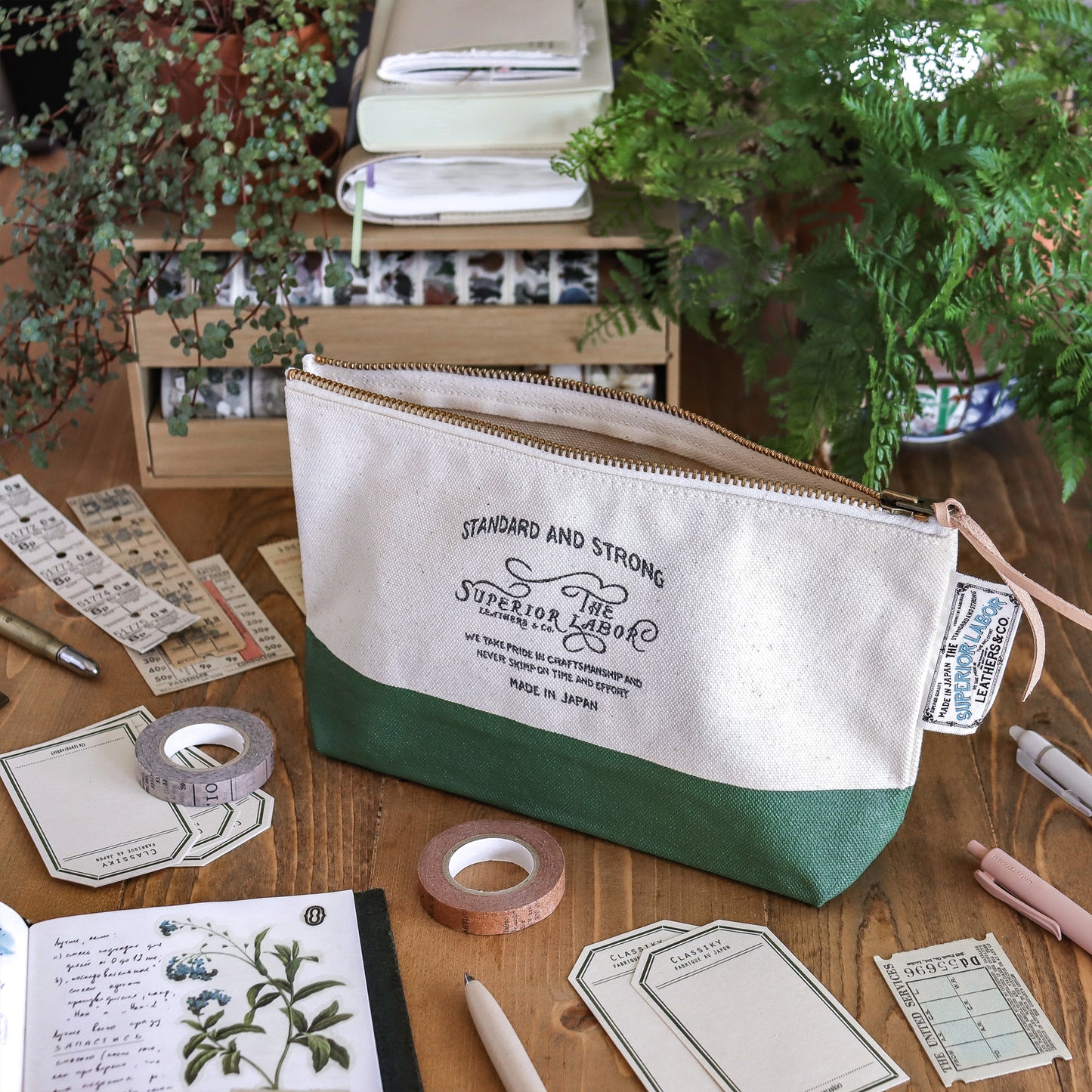 The Superior Labor / Engineer Pouch - Moss Green (Size #3)