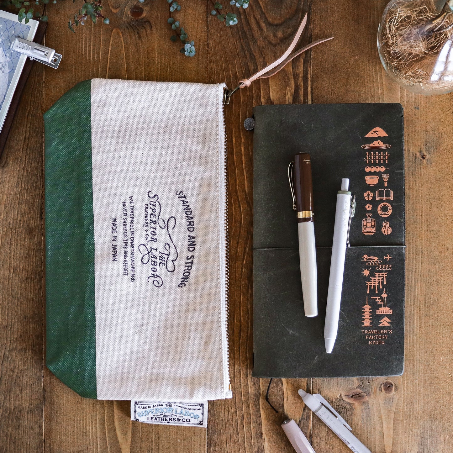The Superior Labor / Engineer Pouch - Moss Green (Size #3)