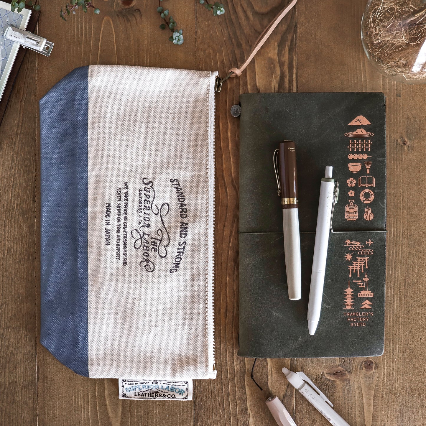 The Superior Labor / Engineer Pouch - Smocky Blue (size #3)