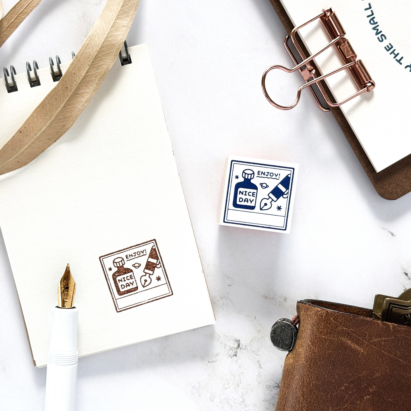 CTFJ x eric Rubber Stamp - Enjoy!