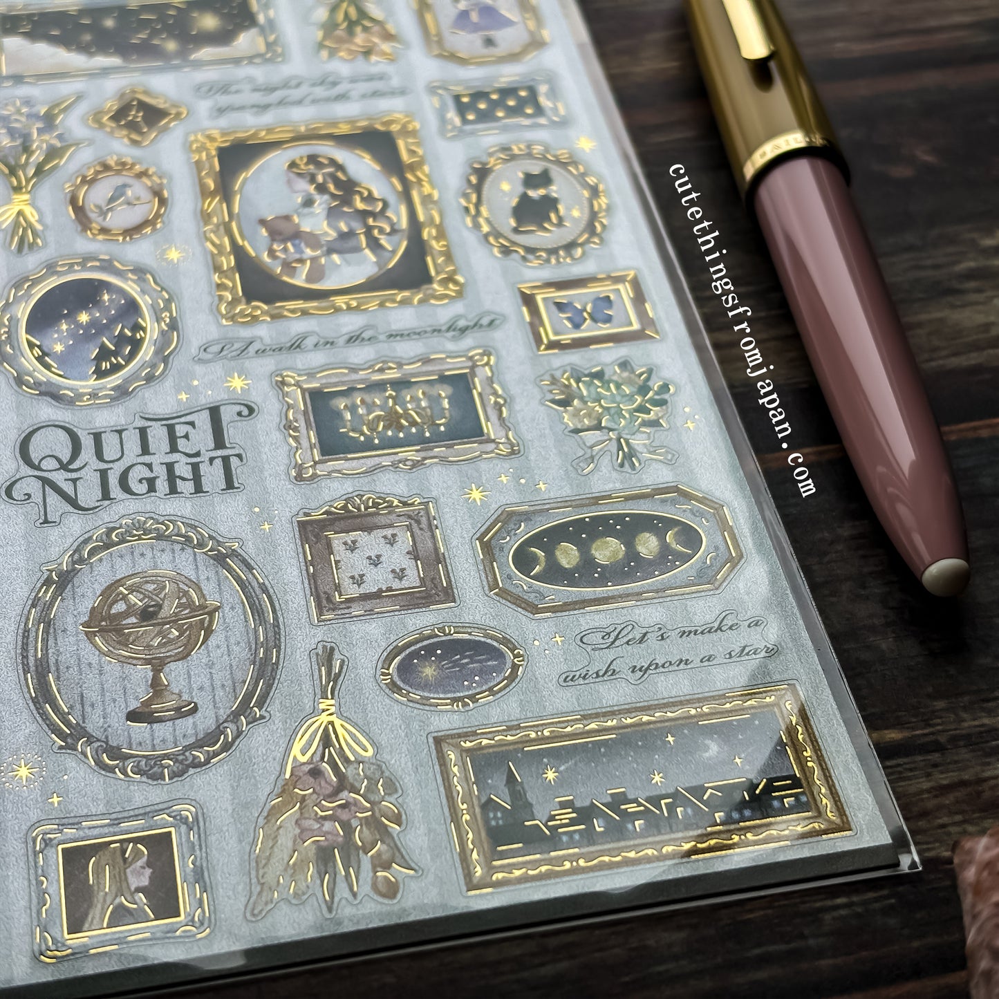 Last Stock Quiet Night Stickers