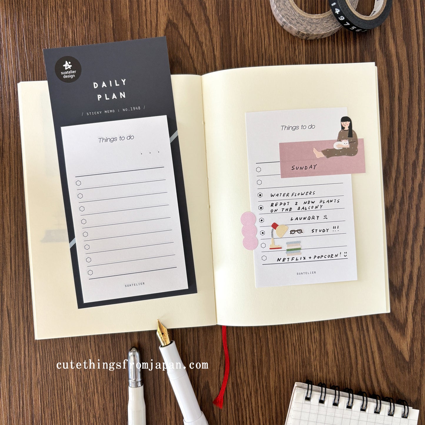 Daily Plan Sticky Note - Things to do