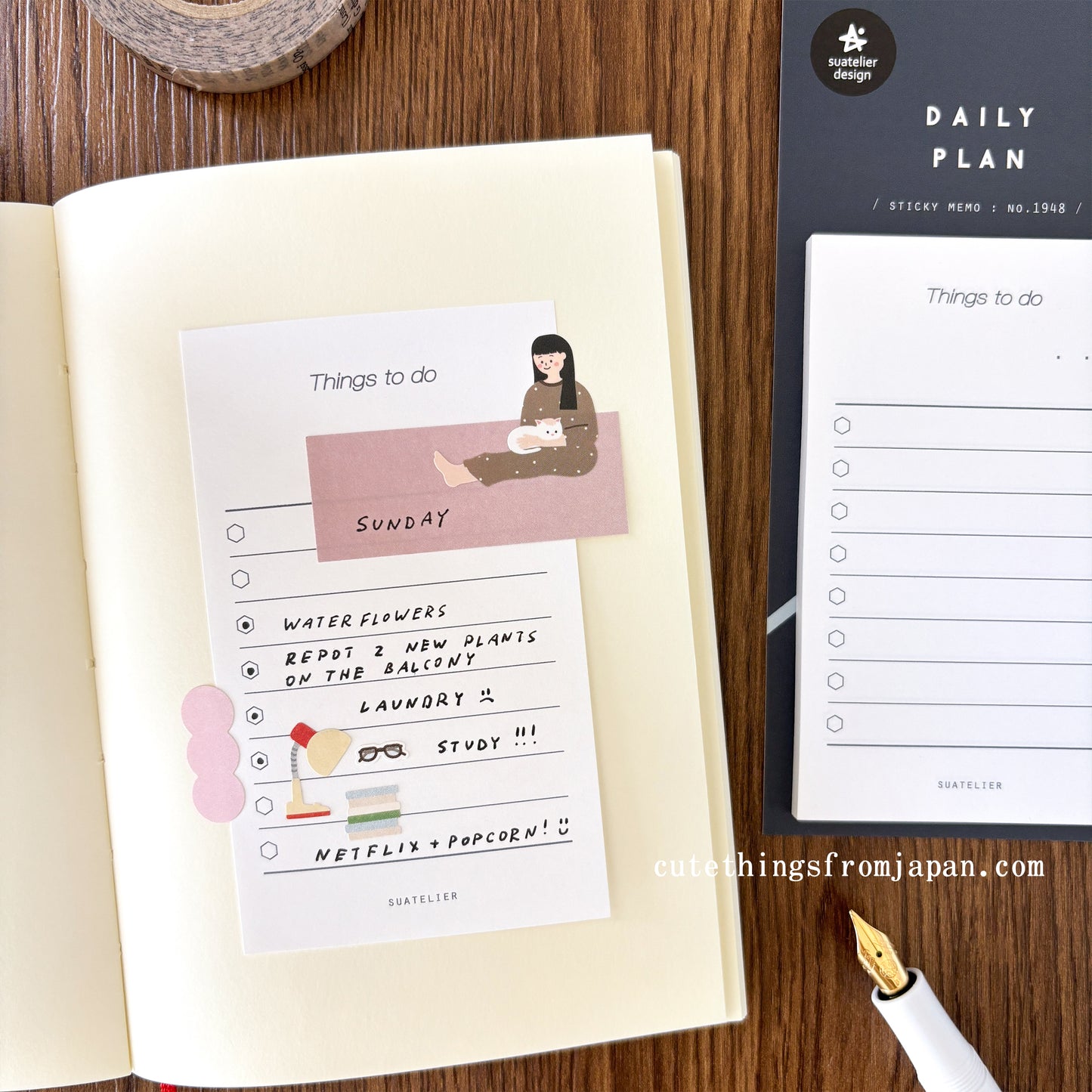 Daily Plan Sticky Note - Things to do