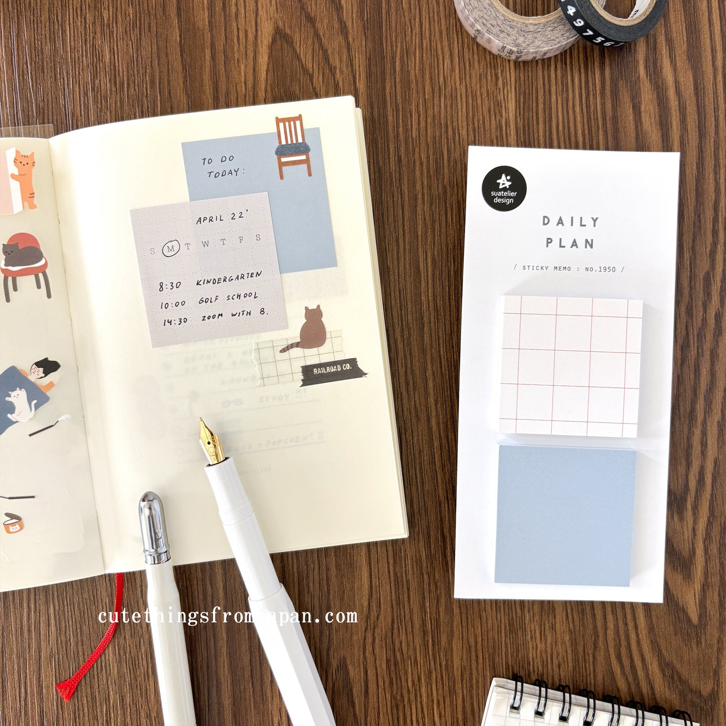 Daily Plan Sticky Note - Square