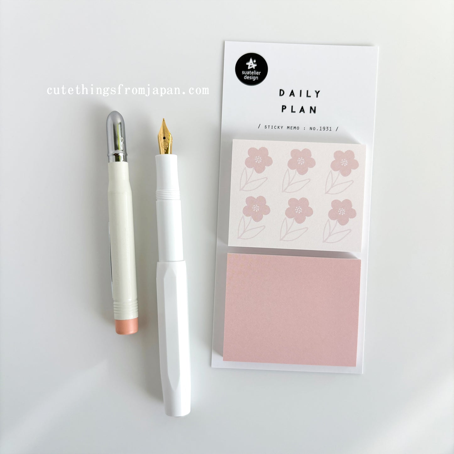 Daily Plan Sticky Note - Flower