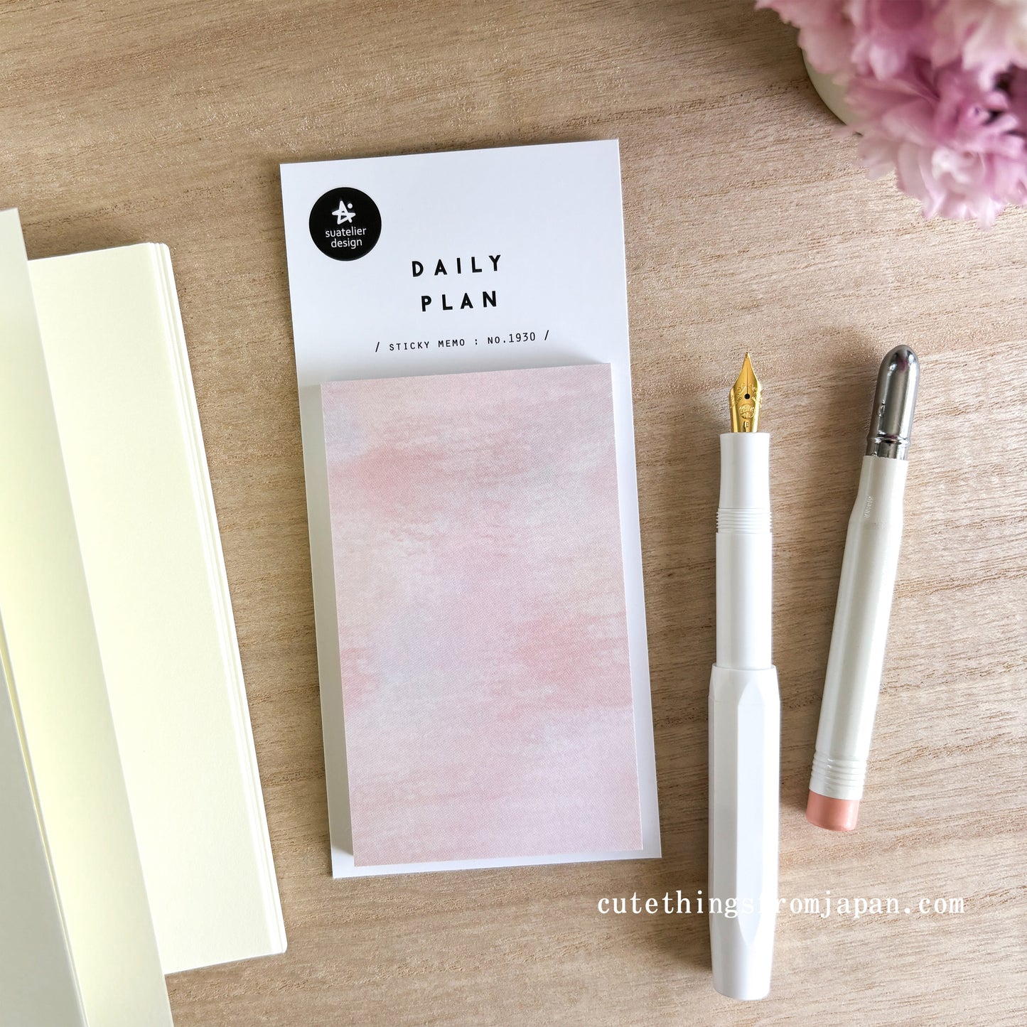Suatelier / Daily Plan Sticky Note - Pink