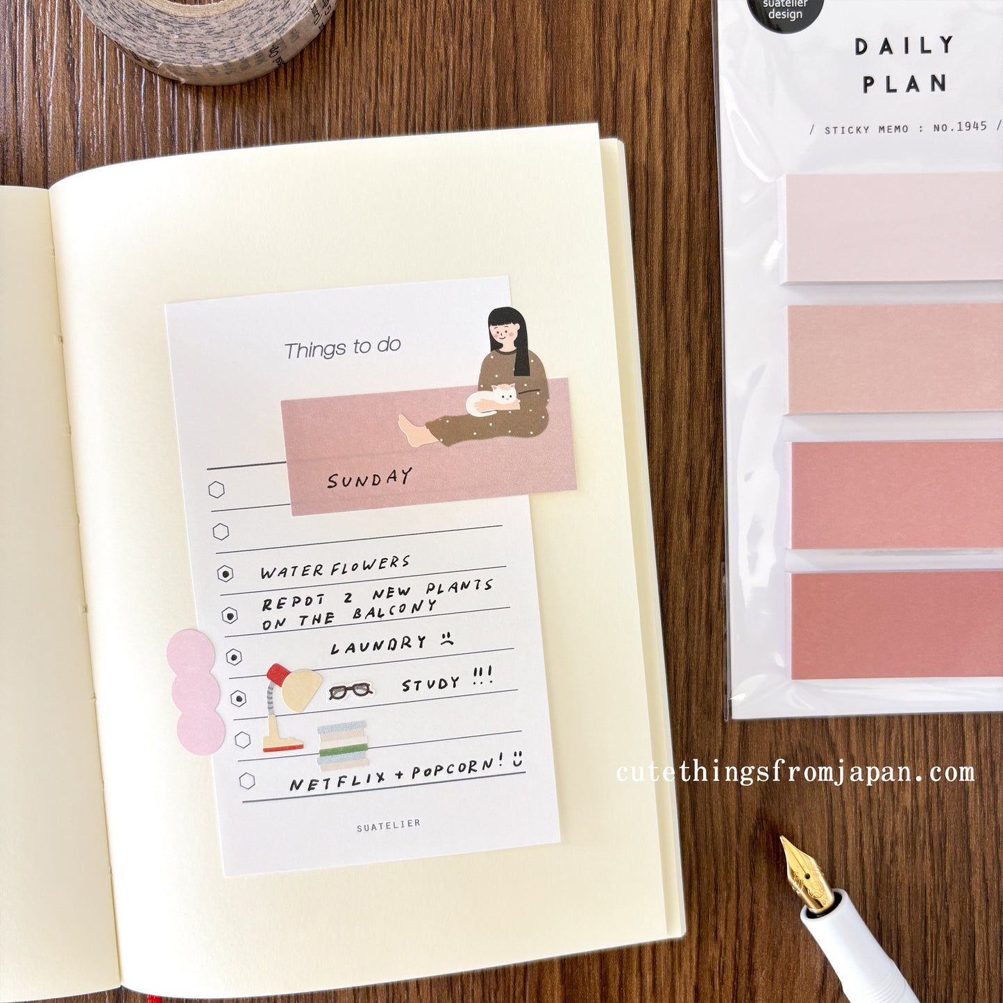 Daily Plan Sticky Note - Love