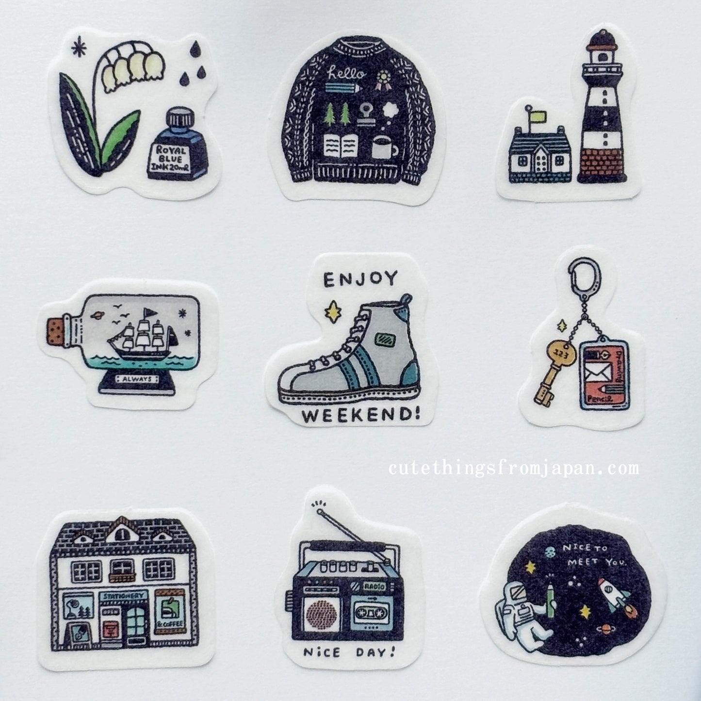 Flake Stickers - Nice Day