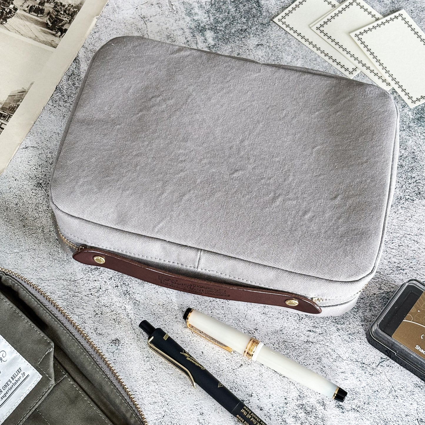 The Superior Labor Canvas Mission Case - Large Gray