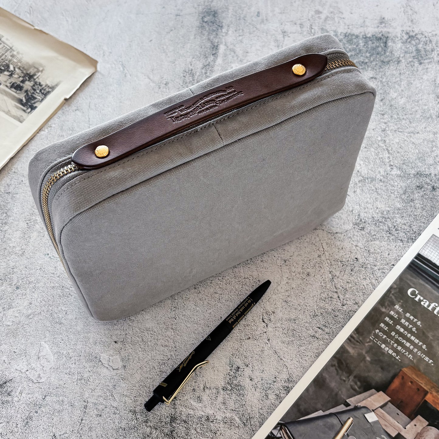 The Superior Labor Canvas Mission Case - Large Gray