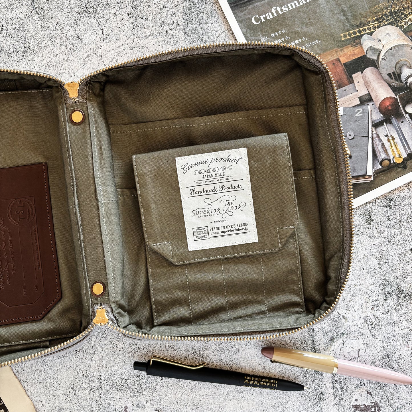 The Superior Labor Canvas Mission Case - Large Gray
