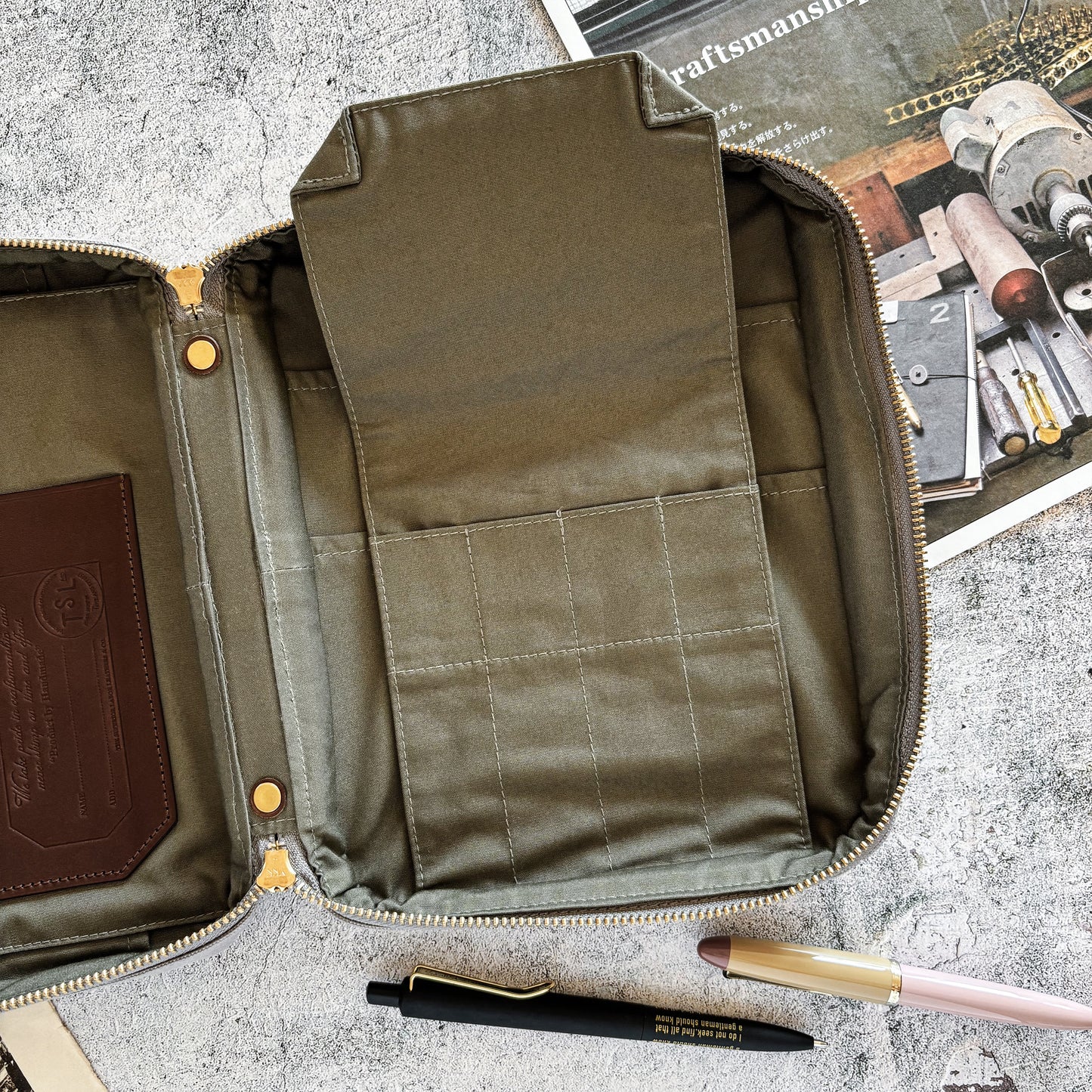 The Superior Labor Canvas Mission Case - Large Gray