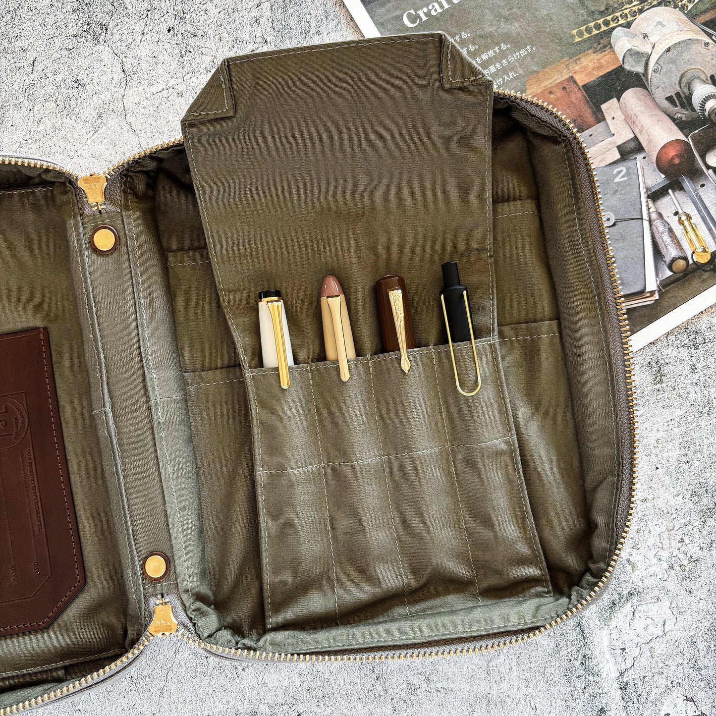 The Superior Labor Canvas Mission Case - Large Gray