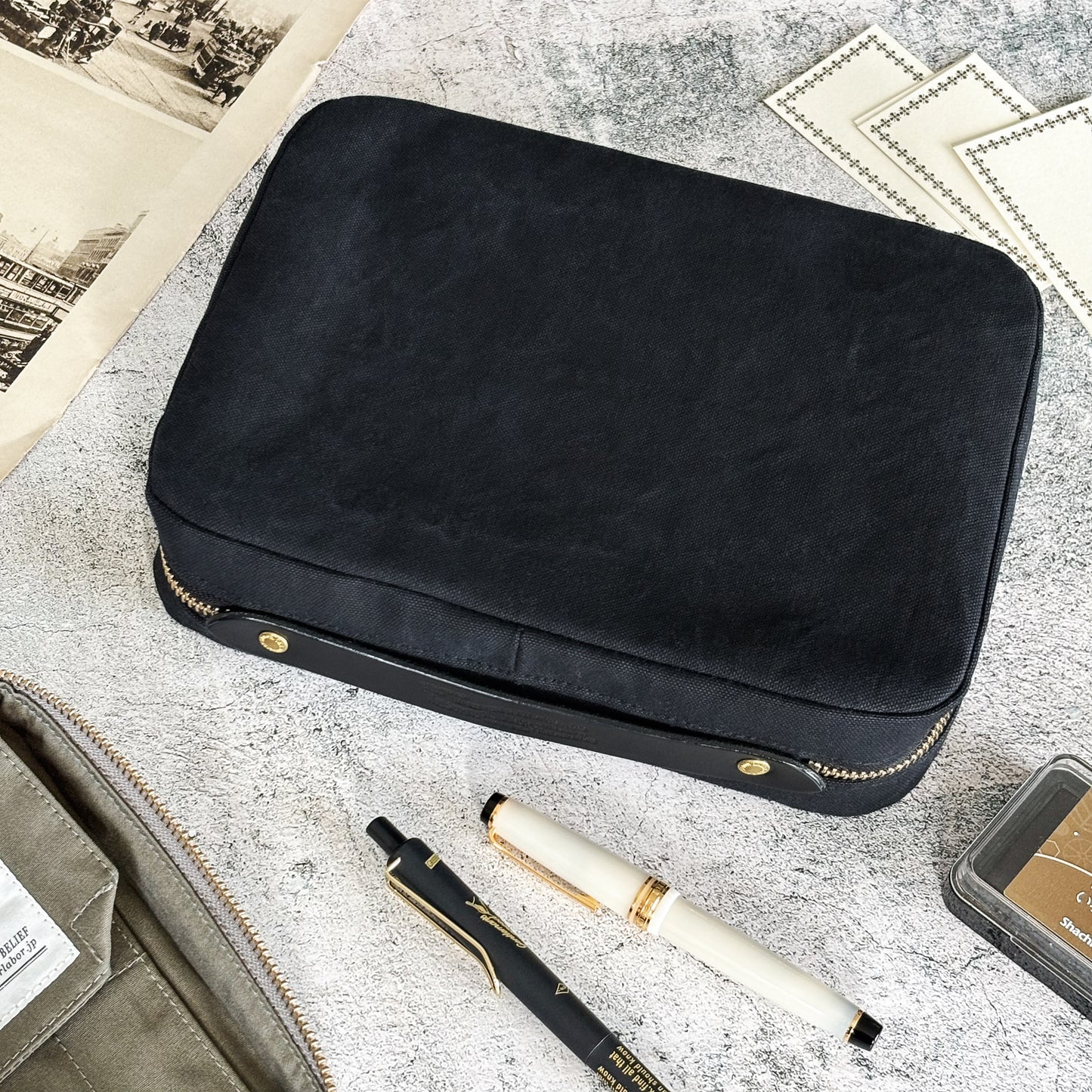 The Superior Labor Canvas Mission Case - Large Black