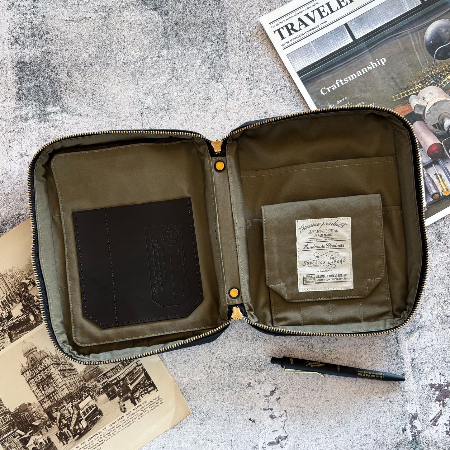 The Superior Labor Canvas Mission Case - Large Black