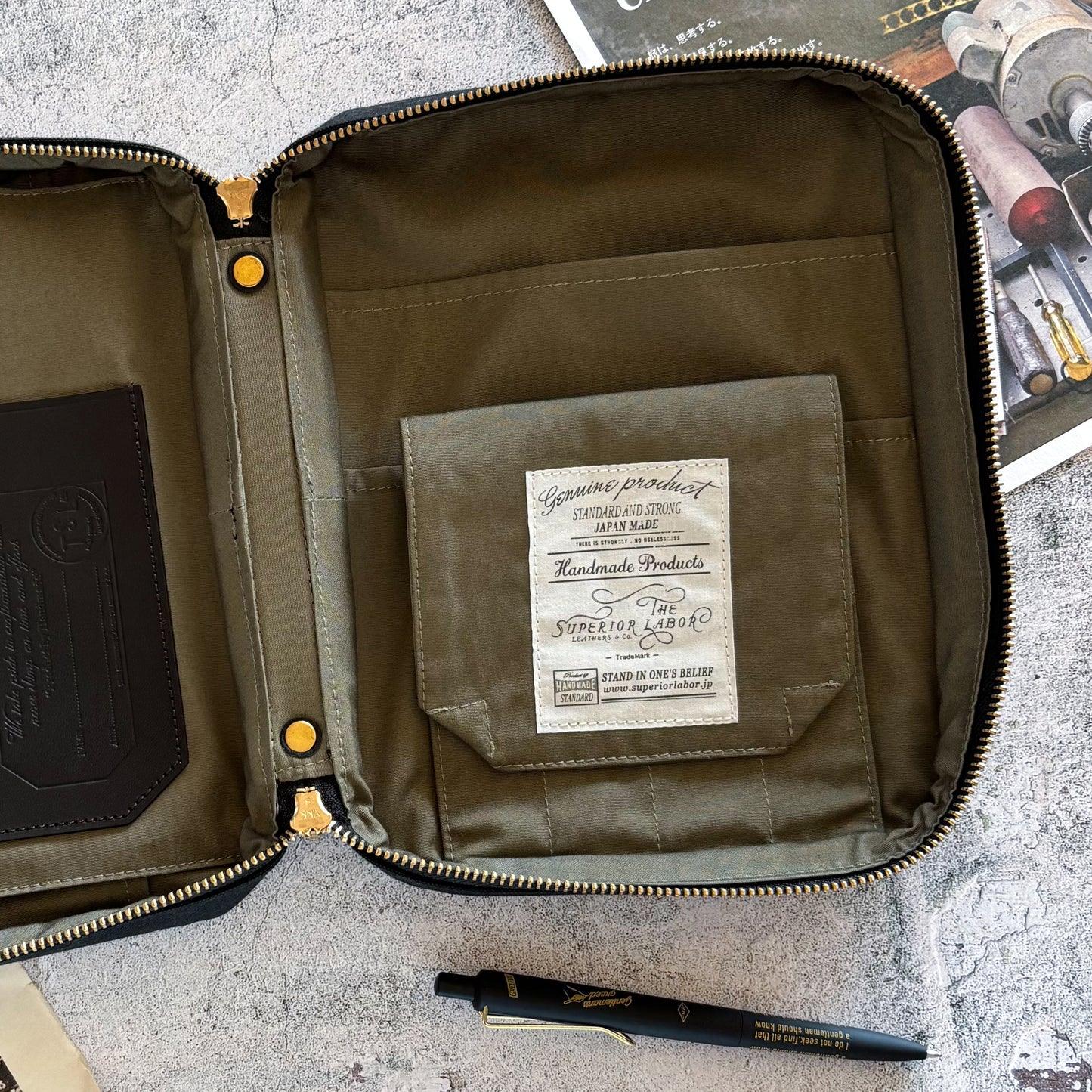 The Superior Labor Canvas Mission Case - Large Black